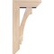 Ekena Millwork Imperial Slat Smooth Bracket w/ Offset Brace, Douglas Fir, 5 1/2"W x 14"D x 26"H BKT0604X14X26IMP06SDF - alternate 4